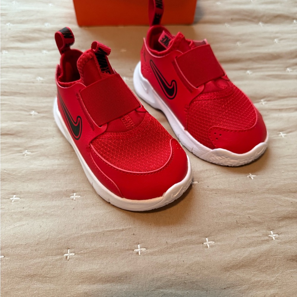 Nike Kids Red Slip-On Sneakers